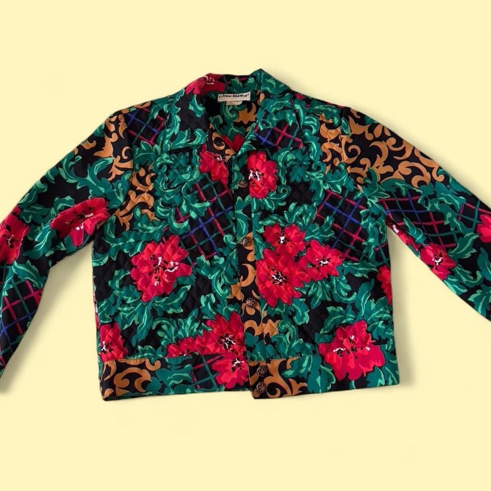 Vibrant Floral Women's Blazer